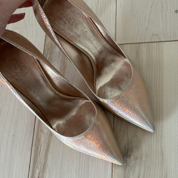 GIAMBA holographic pink pumps - size 8 - Picture 7 of 8
